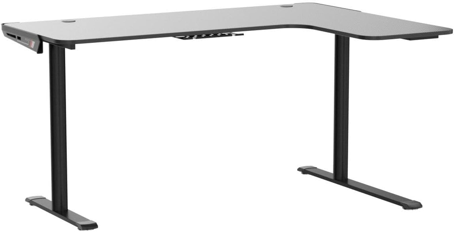 Elevate Your Gaming Experience with the 60 Inch L Shaped Gaming Desk - Perfect for Home Office & Gaming Setup with Cable Management and Ergonomic Design