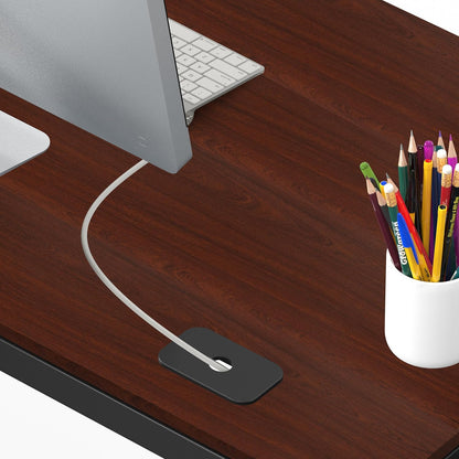 55-Inch Cherry Commercial-Grade Office Computer Desk