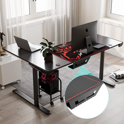Elevate Your Gaming Experience with the 60 Inch L Shaped Gaming Desk - Perfect for Home Office & Gaming Setup with Cable Management and Ergonomic Design